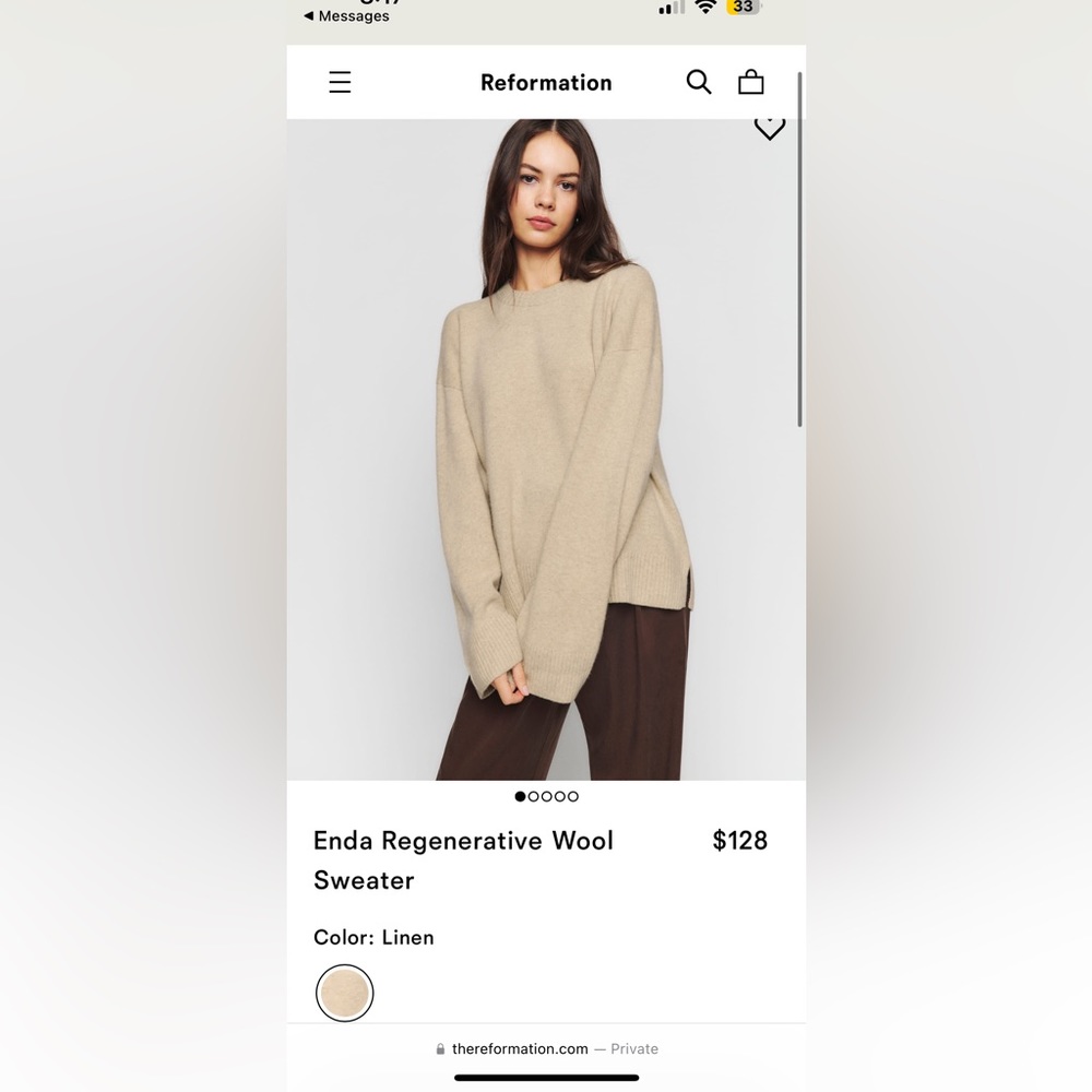 Reformation Sweater